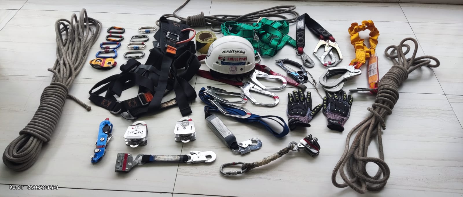 Equipamentos NR 35 e NR 33 Cordas e Cintos
